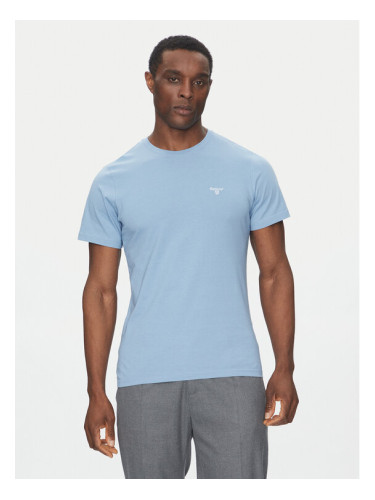 Barbour Тишърт Essential Sports MTS0331BL33 Син Tailored Fit
