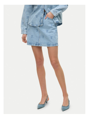 Vero Moda Дънкова пола Tessa 10326888 Син Regular Fit