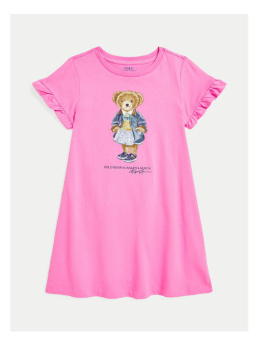 Polo Ralph Lauren Ежедневна рокля 312965157002 Розов Regular Fit