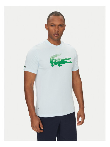 Lacoste Тишърт TH8970 Светлосиньо Regular Fit