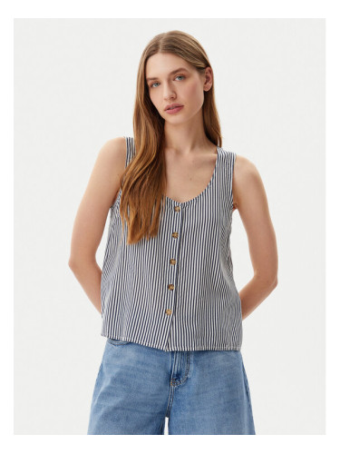 Vero Moda топ Bumpy 10325830 Тъмносин Standard Fit