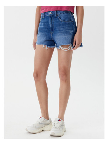 Tommy Jeans Дънкови шорти DW0DW20096 Син Regular Fit