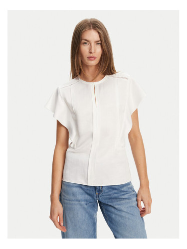 BOSS Блуза Beliniara 50540635 Бял Regular Fit