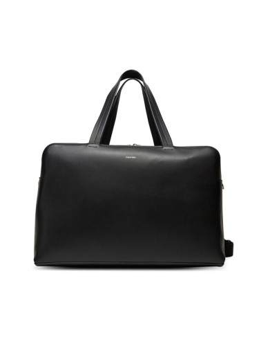 Calvin Klein Сак Ck Premium Leather Weekender K50K512931 Черен