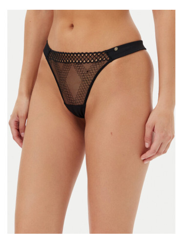 BOSS Бикини тип прашка Eyelet 50540420 Черен