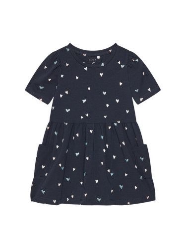 NAME IT Ежедневна рокля Fenja 13238062 Тъмносин Regular Fit