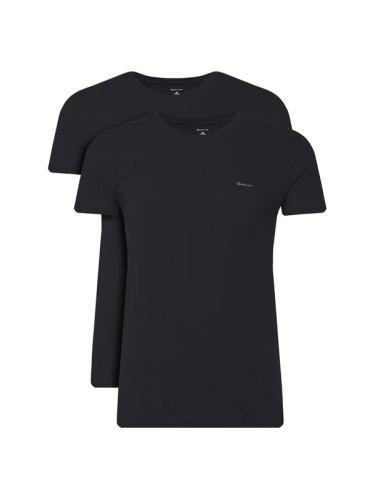 Gant Комплект 2 тишъртки 900012008 Черен Regular Fit