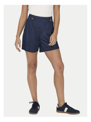 JDY Шорти от плат Birdie Geggo 15320995 Тъмносин Regular Fit