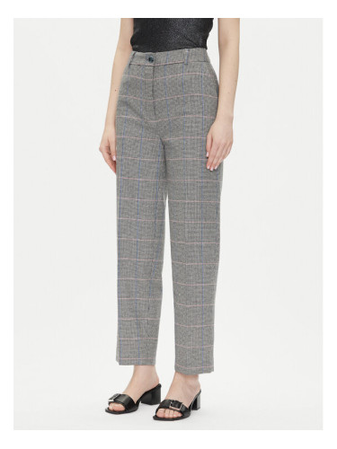 Pepe Jeans Текстилни панталони PL211799 Сив Straight Fit