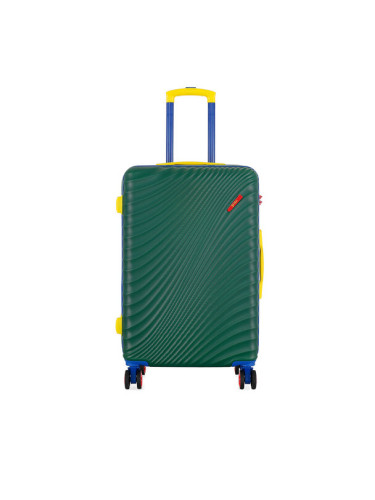 Semi Line Среден куфар T5936-2 Зелен