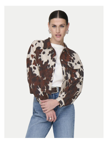 ONLY Риза Canny 15358626 Кафяв Regular Fit