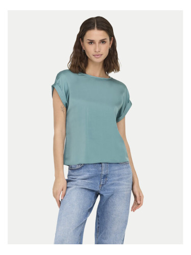 ONLY Блуза Lieke 15303413 Зелен Regular Fit