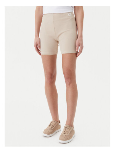 Calvin Klein Jeans Къс клин J20J225217 Бежов Slim Fit