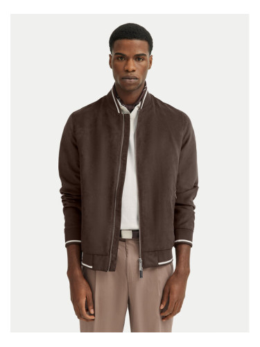 Bugatti Суитшърт 777300-71018 D Кафяв Regular Fit