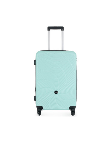 Semi Line Среден куфар T5923-2 Зелен