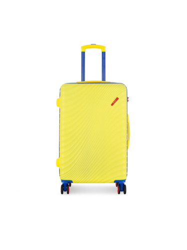 Semi Line Среден куфар T5934-2 Жълт