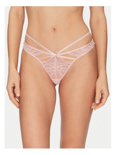 Hunkemöller Комплект 3 чифта прашки 301423 Розов