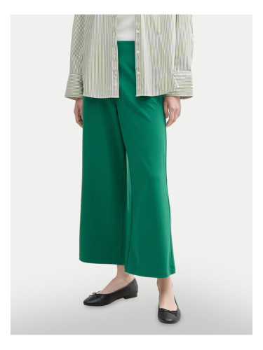 Tom Tailor Denim Панталони тип кюлоти 1042304 Зелен Relaxed Fit