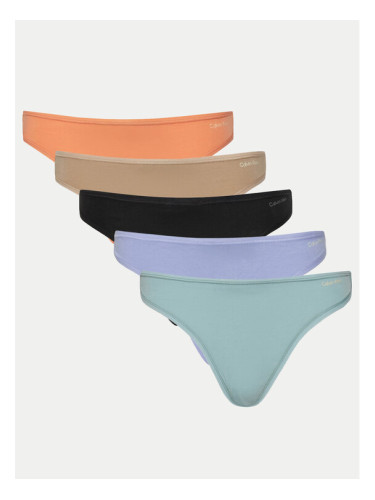 Calvin Klein Underwear Комплект 5 чифта бикини тип прашка 000QD5250E Цветен