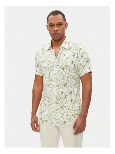 Guess Риза M5GH75 WD4Z2 Бял Slim Fit