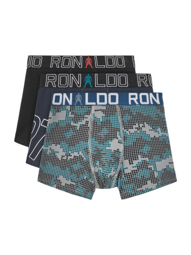 Cristiano Ronaldo CR7 Комплект 3 чифта боксерки 8413-51 Тъмносин
