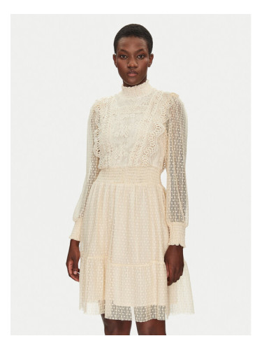 YAS Коктейлна рокля Sophia 26032212 Бежов Regular Fit