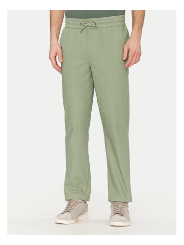 Blend Текстилни панталони 20718408 Зелен Regular Fit