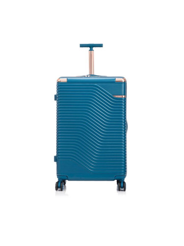 Semi Line Голям куфар T5812-5 Тъмносин