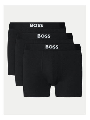 BOSS Комплект 3 чифта боксерки BOSS ONE 50544272 Черен