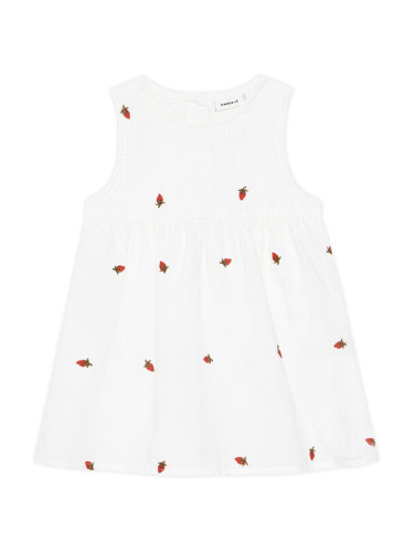 NAME IT Ежедневна рокля Derilla 13240054 Бял Regular Fit