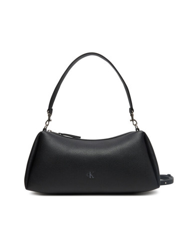 Calvin Klein Jeans Дамска чанта Drop Lg Shoulder Bag LV04K3123G Черен
