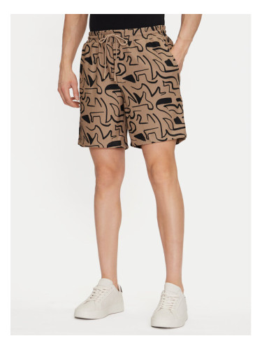 Only & Sons Шорти от плат Tel 22033513 Бежов Regular Fit