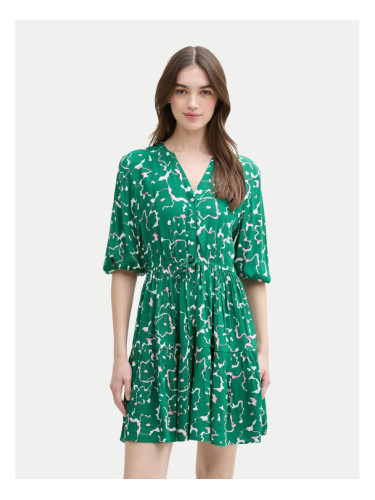 Tom Tailor Denim Ежедневна рокля 1045462 Зелен Regular Fit