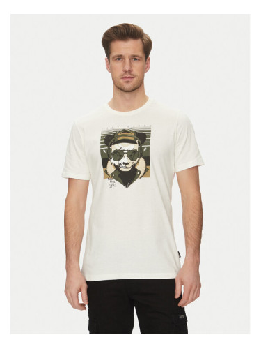 Blend Тишърт 20717766 Бял Regular Fit