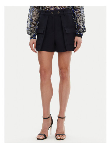 Morgan Шорти от плат 251-SHONAU Тъмносин Straight Fit