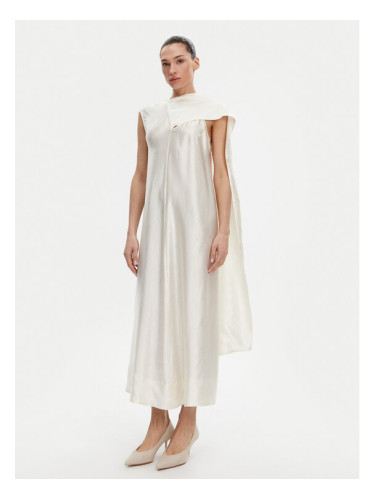 Herskind Коктейлна рокля Leroy 5547196 Бял Relaxed Fit