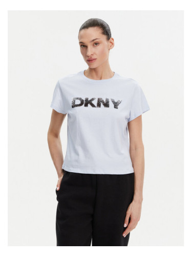 DKNY Sport Тишърт DP4T1035 Светлосиньо Regular Fit