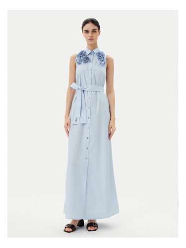 KARL LAGERFELD Лятна рокля A2W13004 Светлосиньо Regular Fit