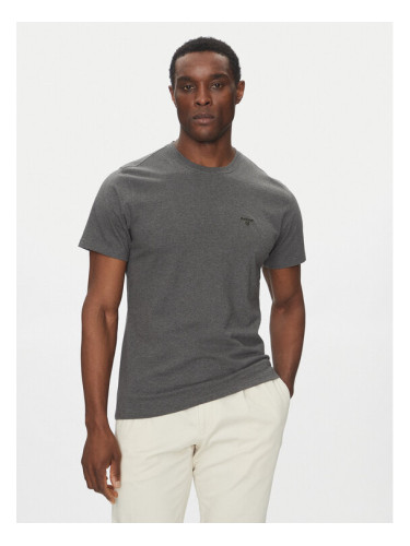 Barbour Тишърт Essential Sports MTS0331GY73 Сив Tailored Fit