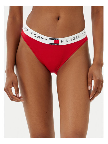 Tommy Hilfiger Класически дамски бикини UW0UW06038 Червен