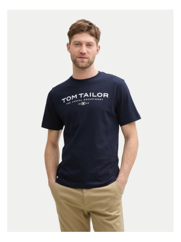Tom Tailor Тишърт 1045773 Тъмносин Regular Fit