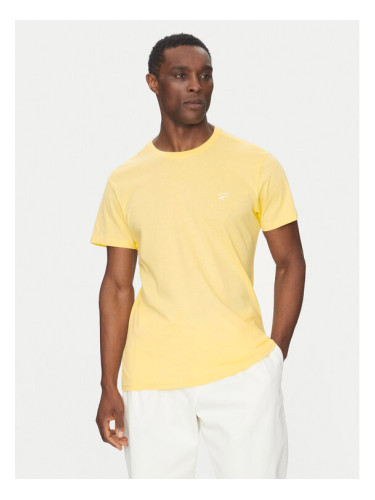 INDICODE Тишърт Kloge 40-915 Жълт Regular Fit