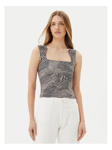 Vero Moda топ Million 10312751 Бежов Slim Fit