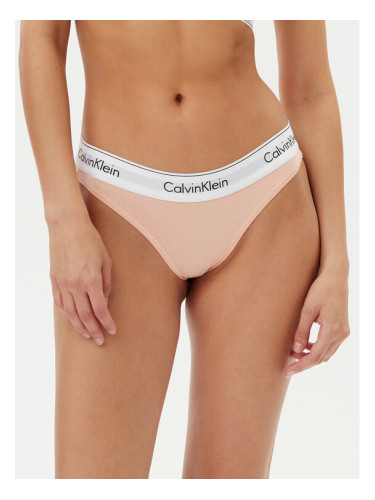 Calvin Klein Underwear Класически дамски бикини 0000F3787E Оранжев