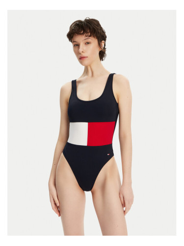 Tommy Hilfiger Бански костюм UW0UW05853 Тъмносин