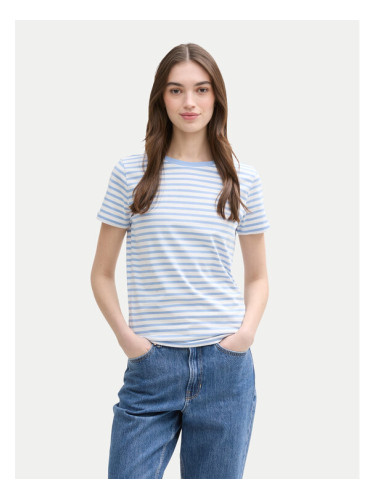 Tom Tailor Denim Тишърт 1035867 Син Boxy Fit