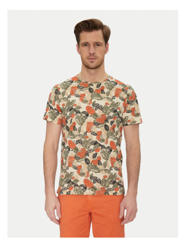 Blend Тишърт 20717778 Бежов Regular Fit