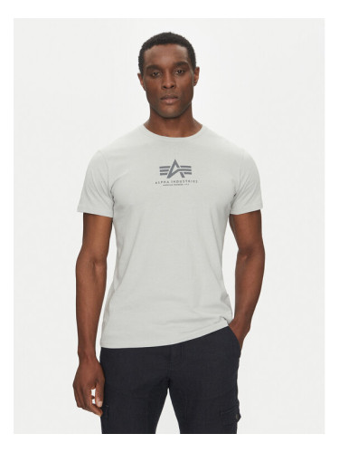 Alpha Industries Тишърт Basic 118533 Сив Regular Fit