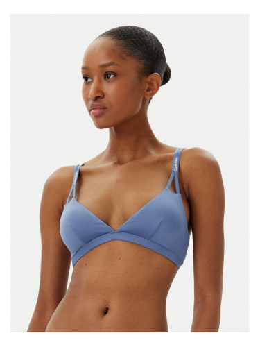 Calvin Klein Swimwear Горнище на бански KW0KW02793 Син