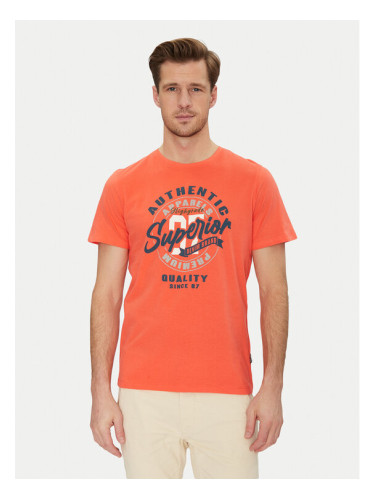 Blend Тишърт 20717758 Оранжев Regular Fit